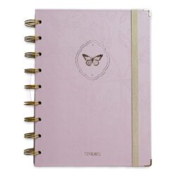 Caderno Reposicionável Médio 2025 Studies - Borboleta - 1 UN