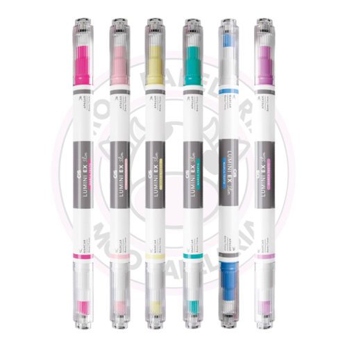 Marca-Texto Apagável Lumini Ex Slim CiS - Estojo 6 UN - Imagem 2
