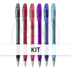 Kit Caneta Esferográfica iFeel-it! 0.7mm Pentel - Kit 6 UN