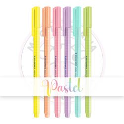 Kit Marca-Texto Triplus TextSurfer Staedtler - Pastel - Kit 6 UN