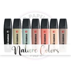 Kit Marca-Texto Boss Stabilo - Nature Colors -  Kit 7 UN
