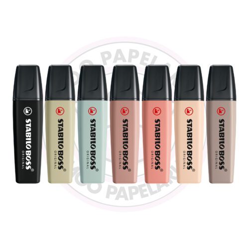Kit Marca-Texto Boss Stabilo - Nature Colors -  Kit 7 UN - Imagem 2
