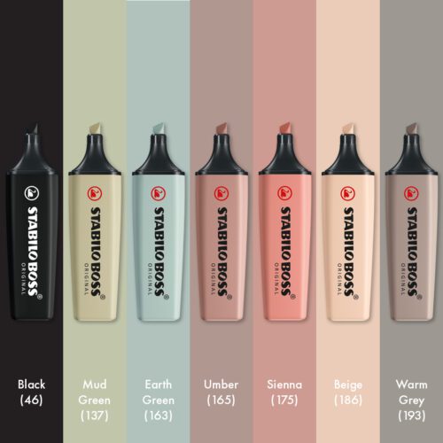 Kit Marca-Texto Boss Stabilo - Nature Colors -  Kit 7 UN - Imagem 4