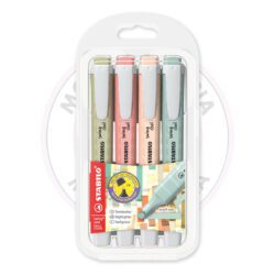 Marca-Texto Swing Cool Stabilo - Nature Colors - 275/4-09 - Estojo 4 UN