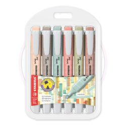 Marca-Texto Swing Cool Stabilo - Nature Colors - 275/6-09 - Estojo 6 UN