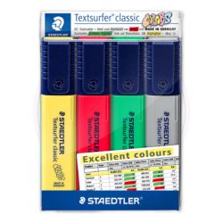 Marca-Texto TextSurfer Classic Staedtler - Excellent Colours - Estojo 4 UN