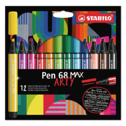 Marcador Pen 68 MAX Arty Stabilo - Estojo 12 UN
