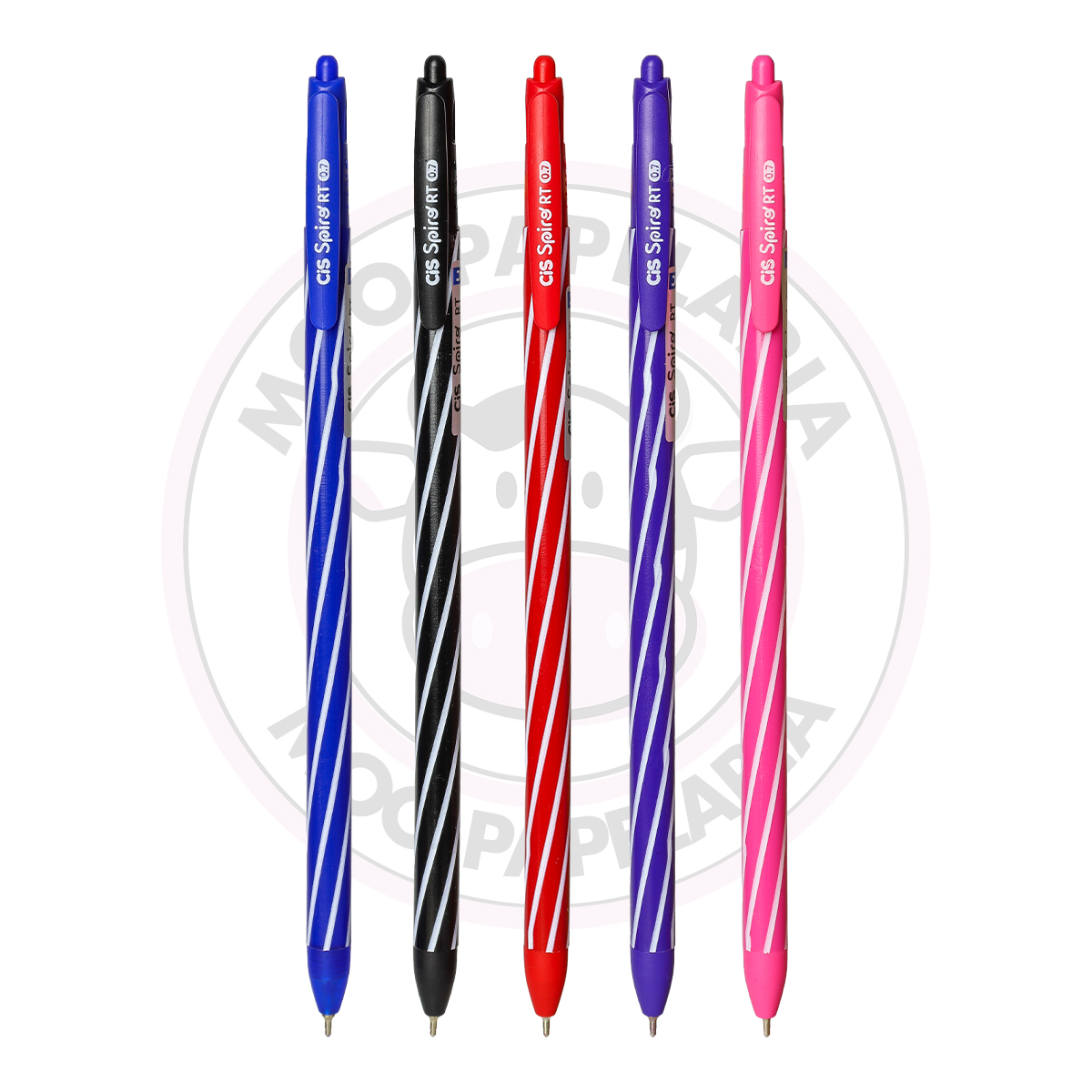 Caneta Esferográfica Retrátil Spiro RT 0.7mm CiS - Estojo 5 UN - Imagem 2