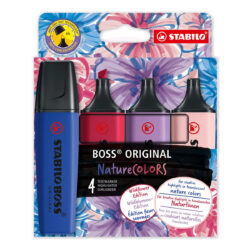Marca-Texto BOSS Original Stabilo - NatureColors Wildflower - Estojo 4 UN