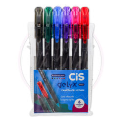 Caneta Gel Gelyx Pro 0.7mm CiS - Estojo 6 UN