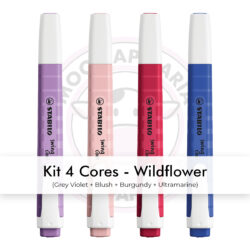 Kit Marca-Texto Swing Cool Stabilo - NatureColors Wildflower - KIT 4 UN